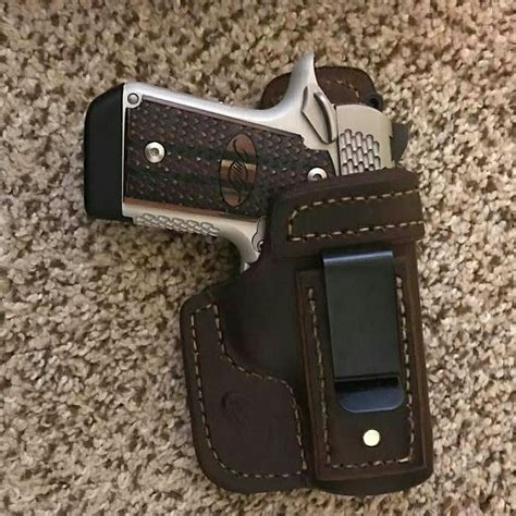 Kimber turned its sights on the. . Kimber micro 9 cocked and locked holster